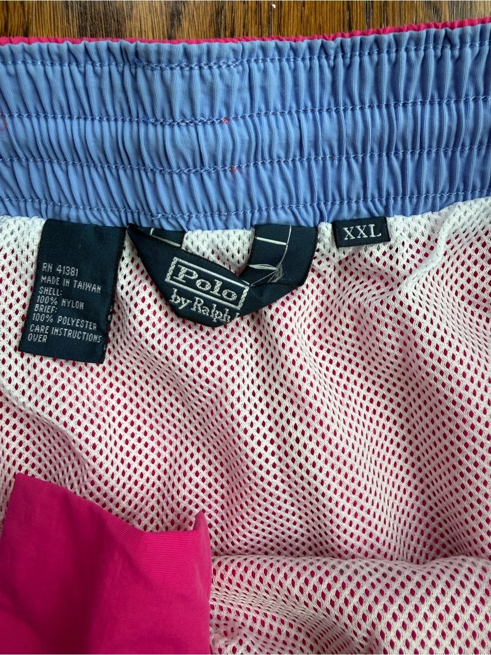 Polo Ralph Lauren Men’s Preppy Nautical Pink Swim Shorts